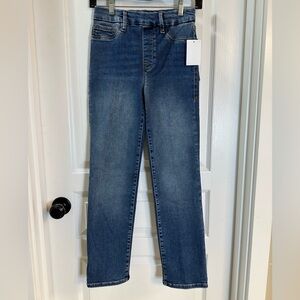 Good American Women's Straight Leg Jeans - Blue size small.